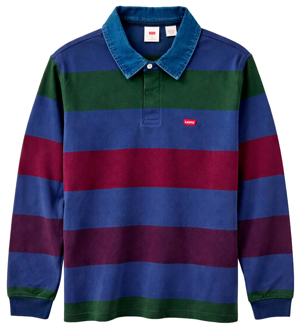 LEVIS ASSORTED L/S RUGBY POLO SHIRTS ASST - LVSLSR26