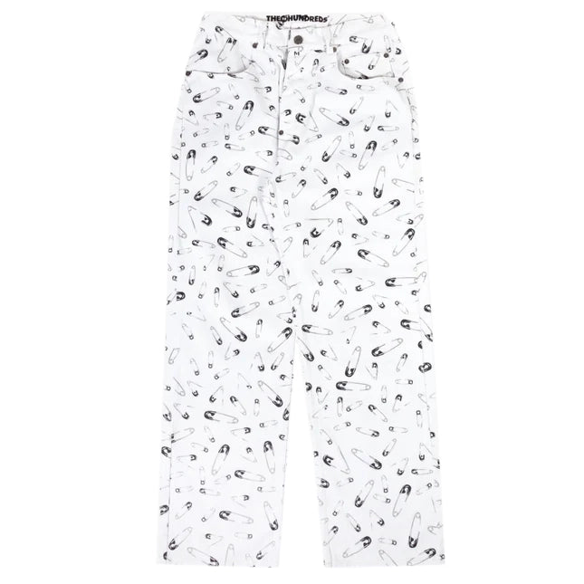 THE HUNDREDS PINS DENIM PANTS WHITE - L22F104012