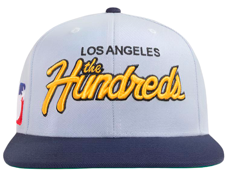 THE HUNDREDS TEAM 2 SNAPBACK HAT LIGHT BLUE - T24F106037