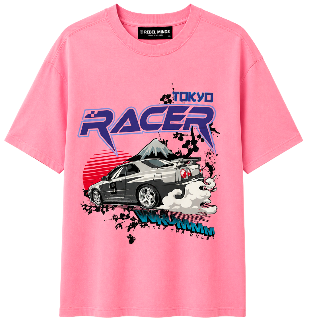 REBEL MINDS GRAPHIC T-SHIRT PINK - 141-147T