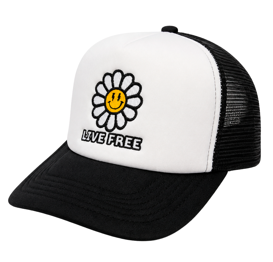 OXYMORRON TRUCKER HAT WHITE / BLACK - F528