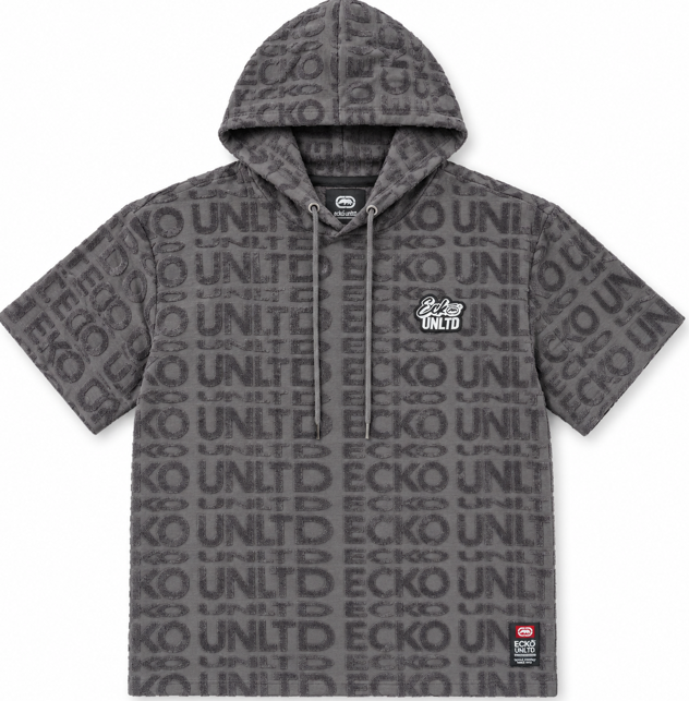 ECKO UNLTD S/S HOODIE SHIRT MAGNET - EO15K2091