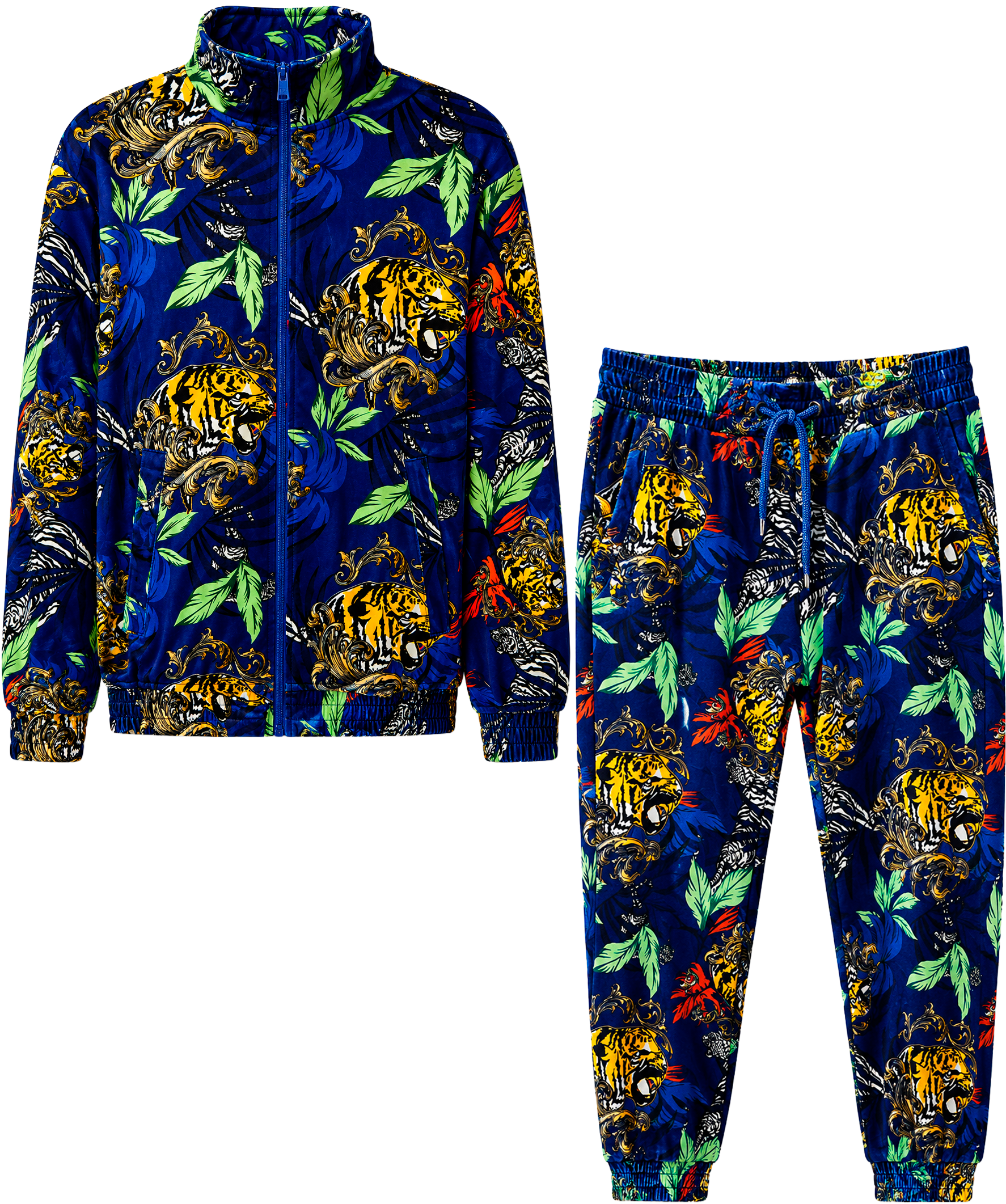 REBEL MINDS VELOUR TRACK SET NAVY - 122-847SET