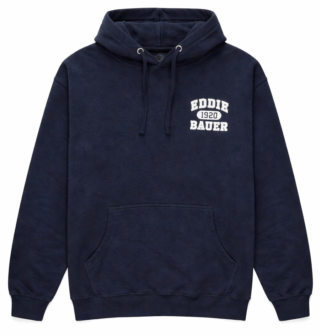 EDDIE BAURER GRAPHIC HOODIE NAVY - 3075 - Steal Deal 