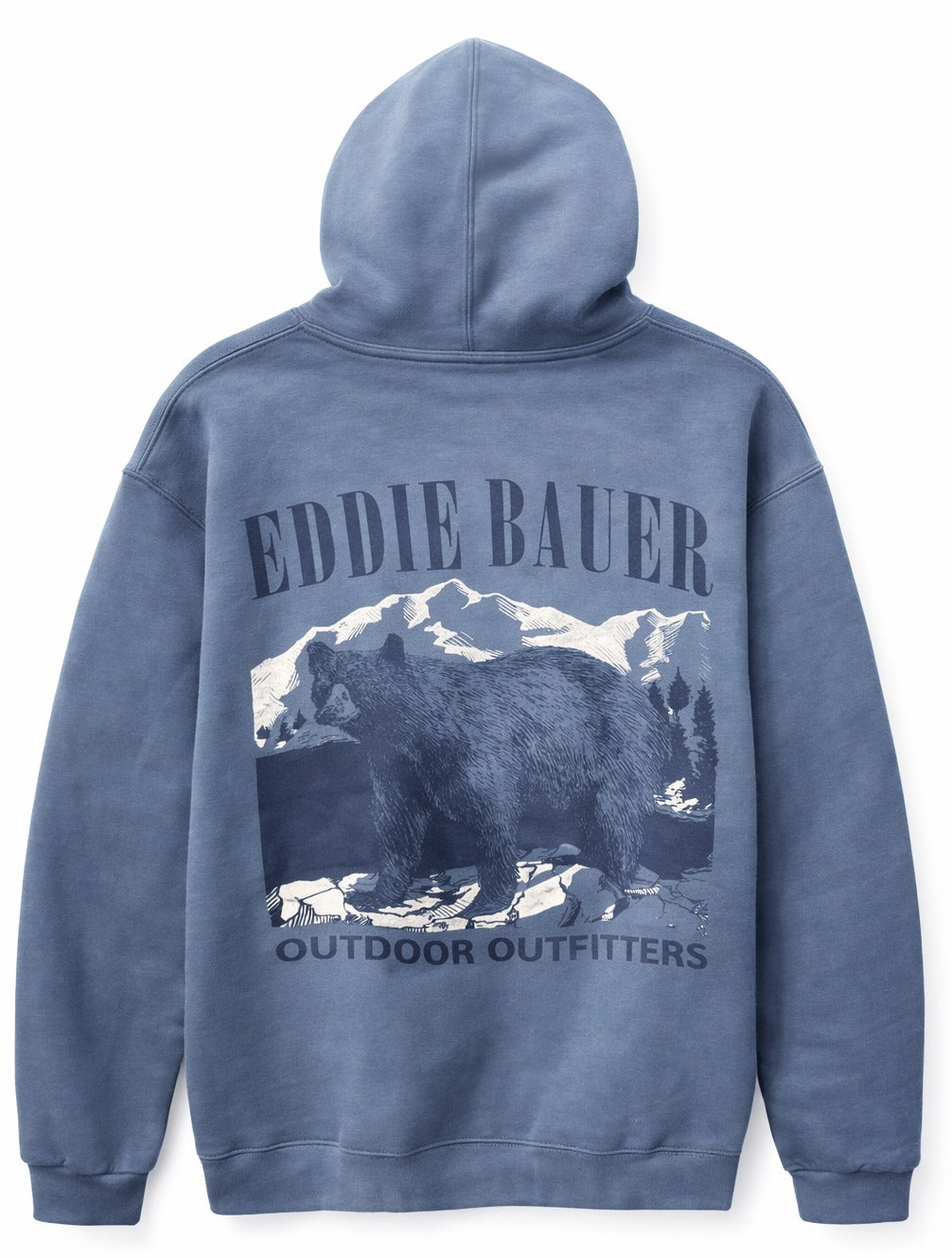 EDDIE BAURER GRAPHIC HOODIE STEEL - 3074 - Steal Deal 