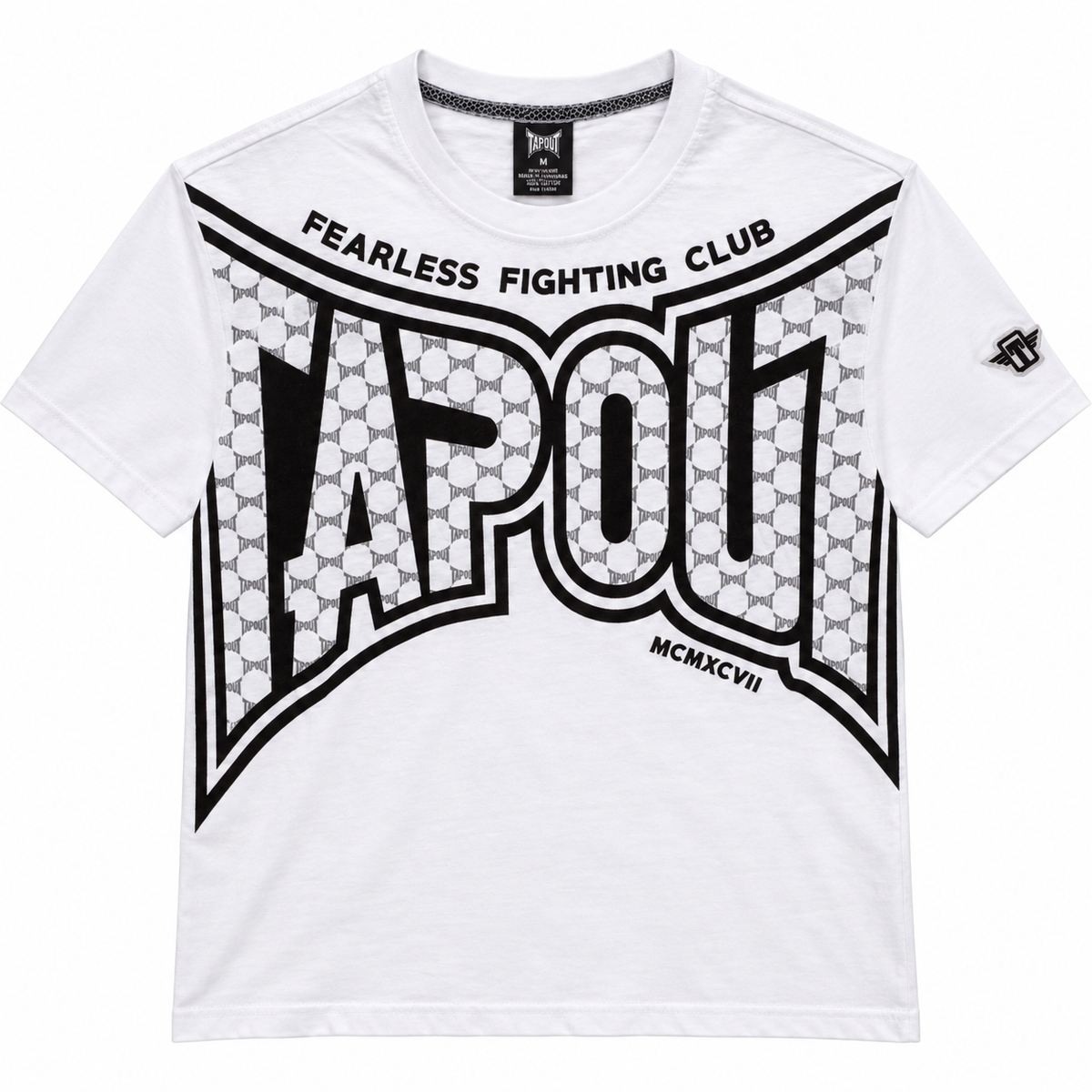 TAPOUT GRAPHIC T-SHIRT WHITE - T251A-1121