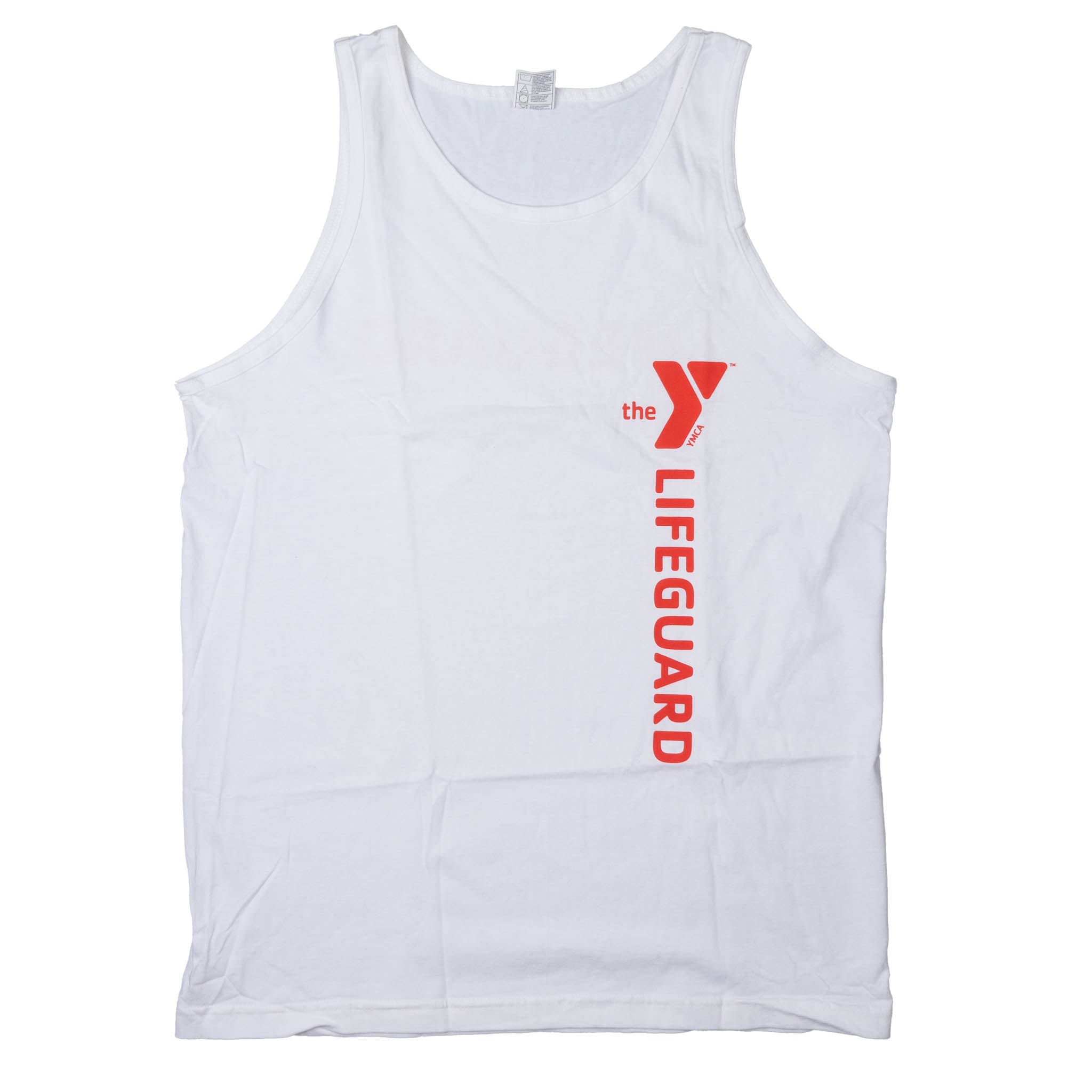 YMCA LIFE GUARD TANK TOP WHITE - YMLFGD02