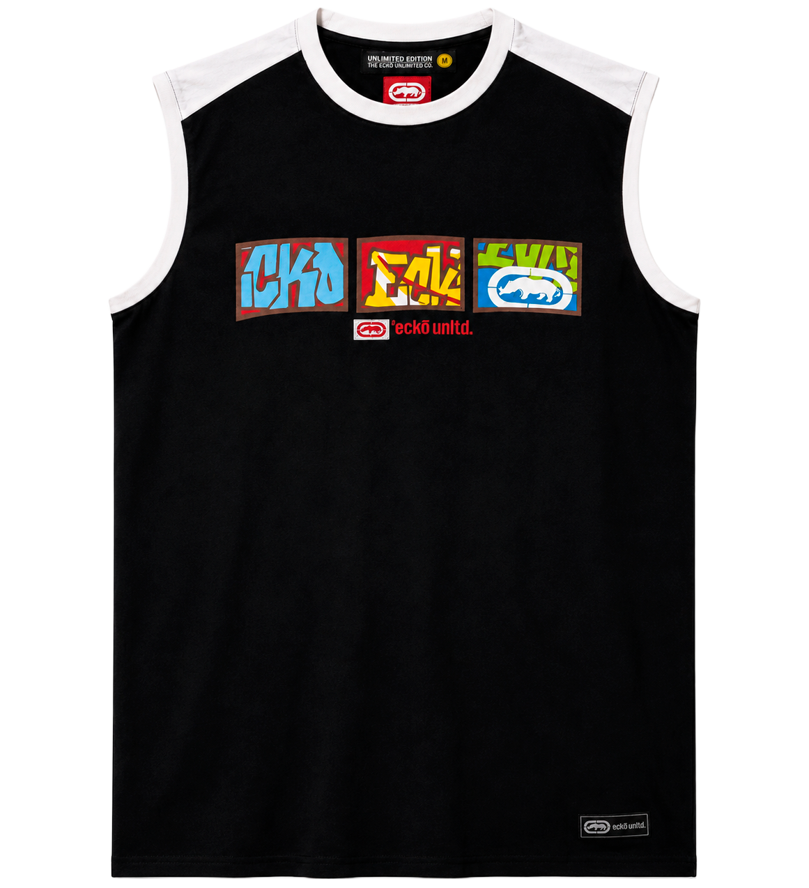 ECKO UNLTD GRAPHIC TANK TOP BLACK - EO35K2152