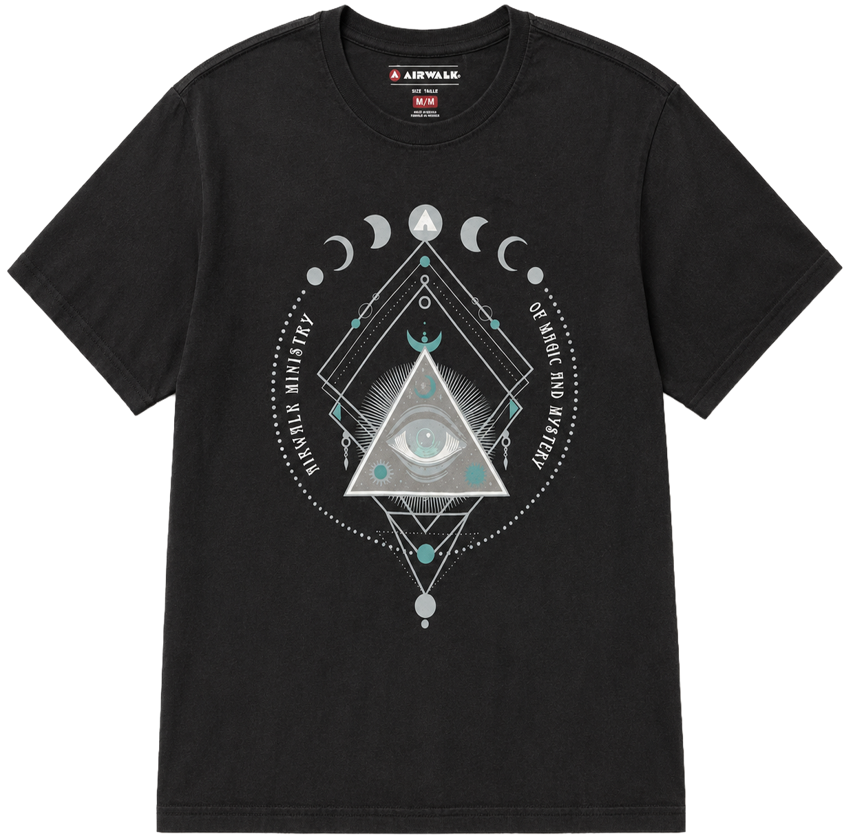 AIRWALK GRAPHIC T-SHIRT BLACK - 44AWM0199OP-003P6