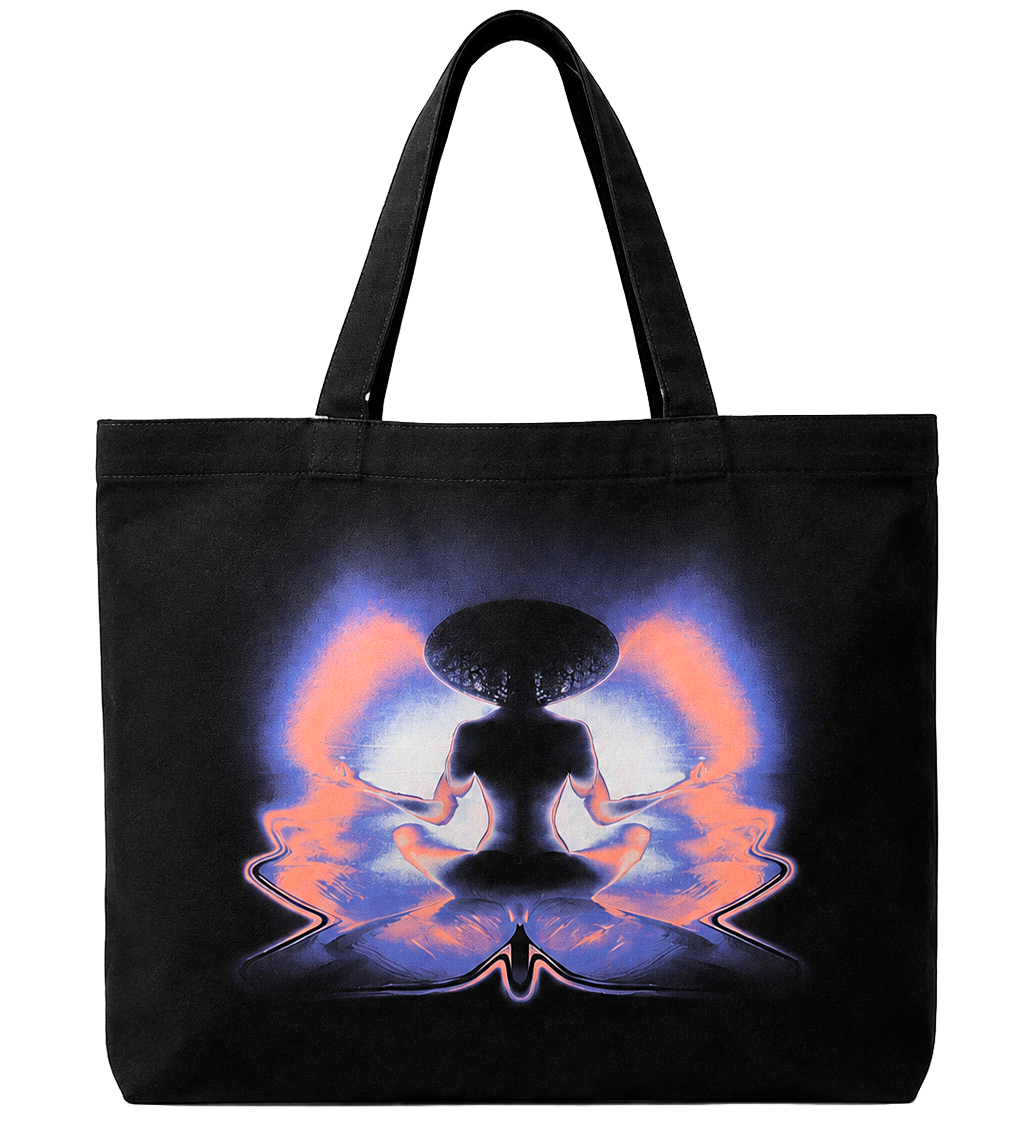 LICENSED JHENE AIKO TOTE BAG BLACK - MAGIC TOUR
