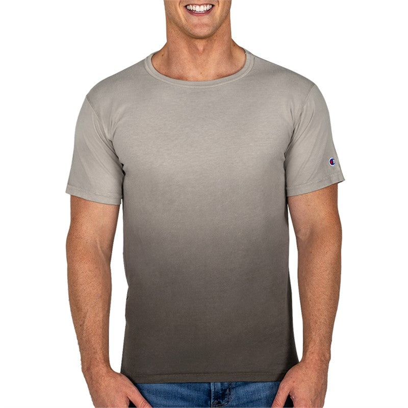 CHAMPION DIP DYE T-SHIRT KHAKI - ASYQ