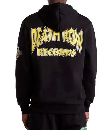 DEATH ROW RECORDS BASEBALL HOODIE BLACK - 3DR70109