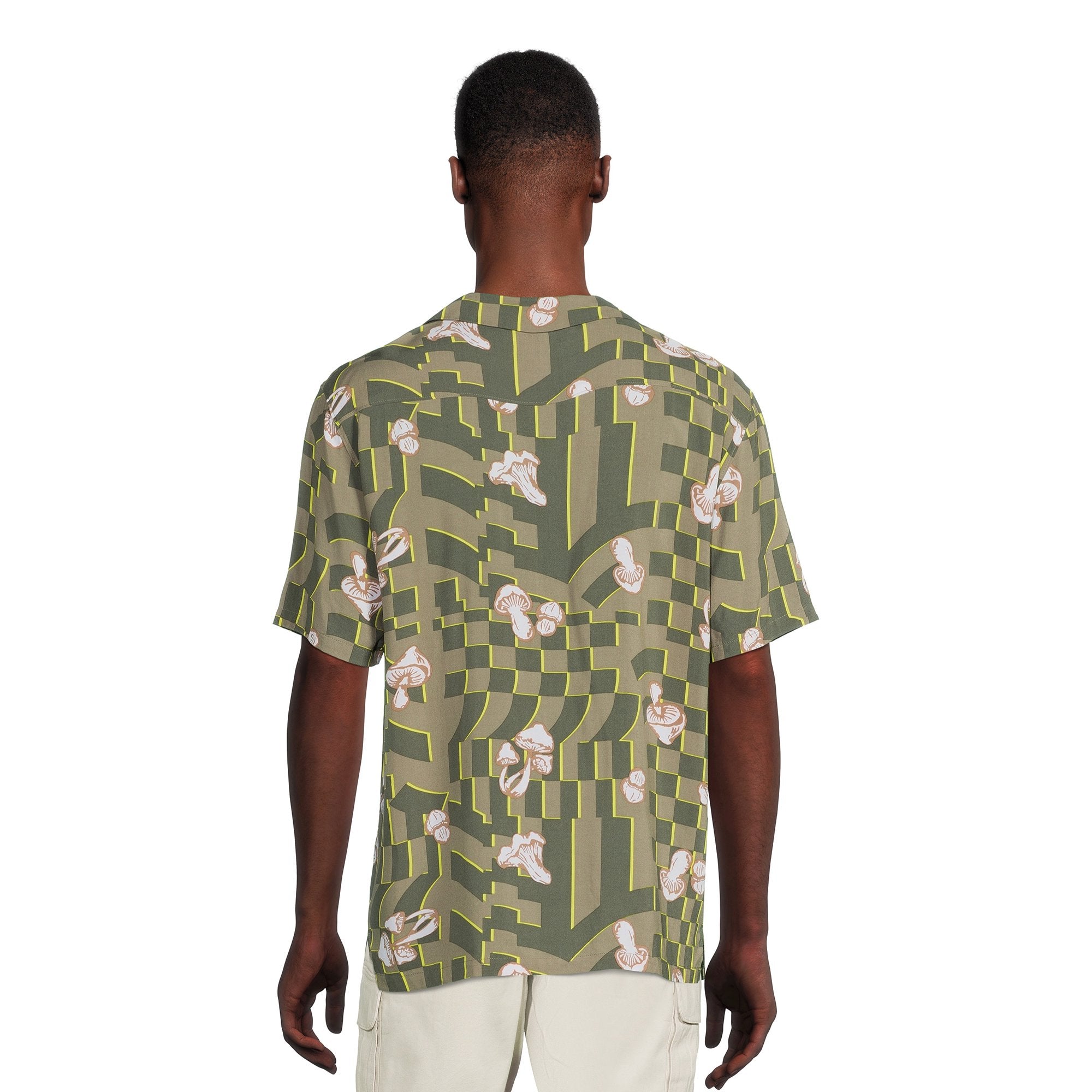 NO BOUNDARIES S/S BUTTON DOWN GREEN - NB14100095928B