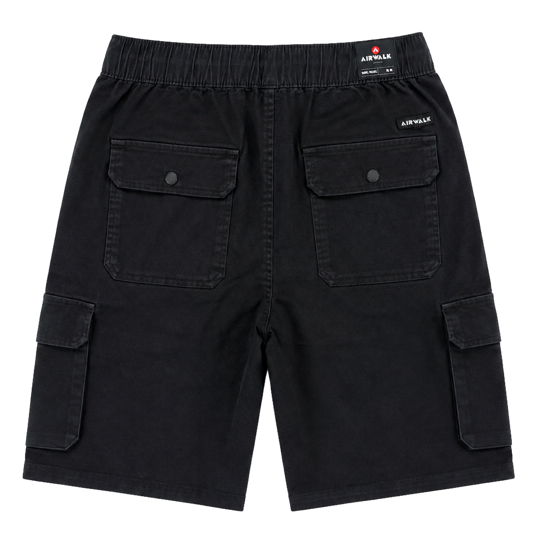AIRWALK CARGO SHORTS BLACK - AWM0278USJ