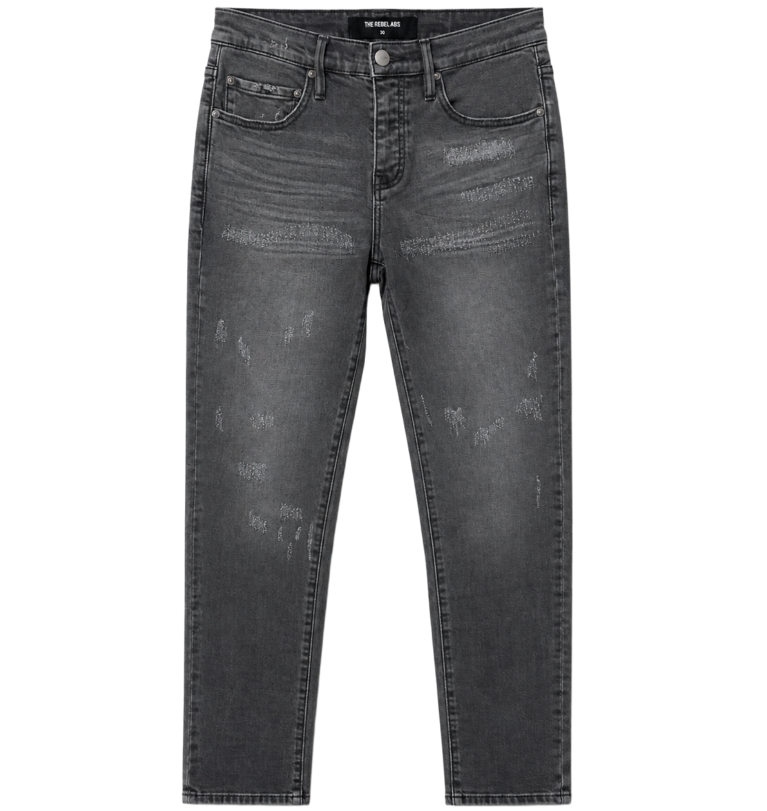 THE REGULARS PREMIUM DENIM JEANS BLACK - SWAGGER
