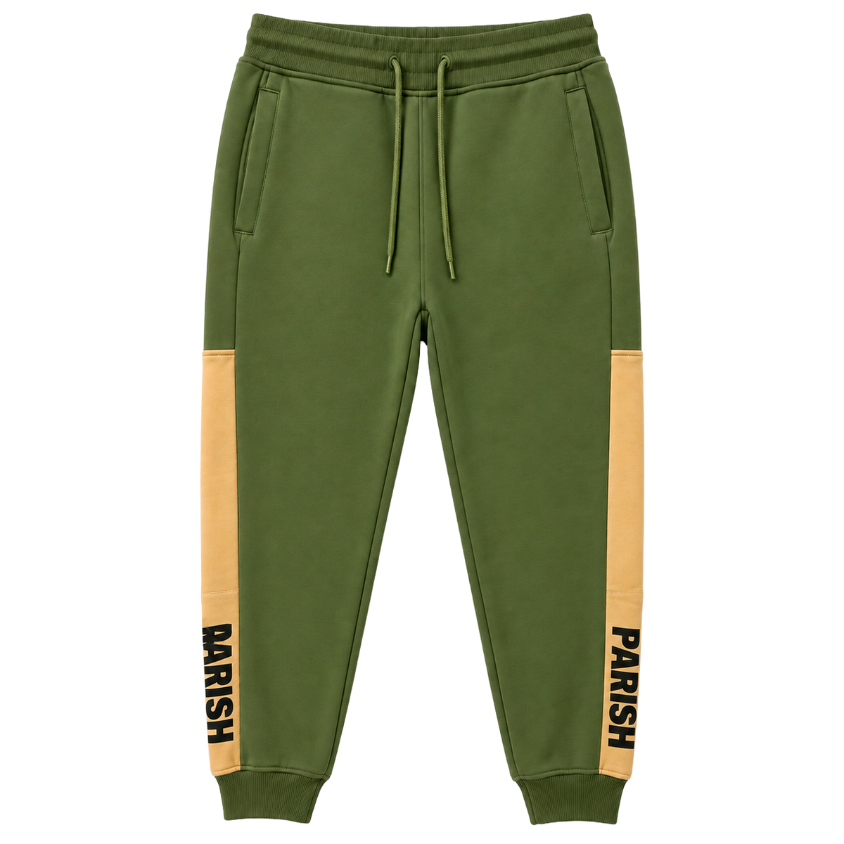 PARISH NATION GRAPHIC JOGGER PANTS OLIVE - N05B1029