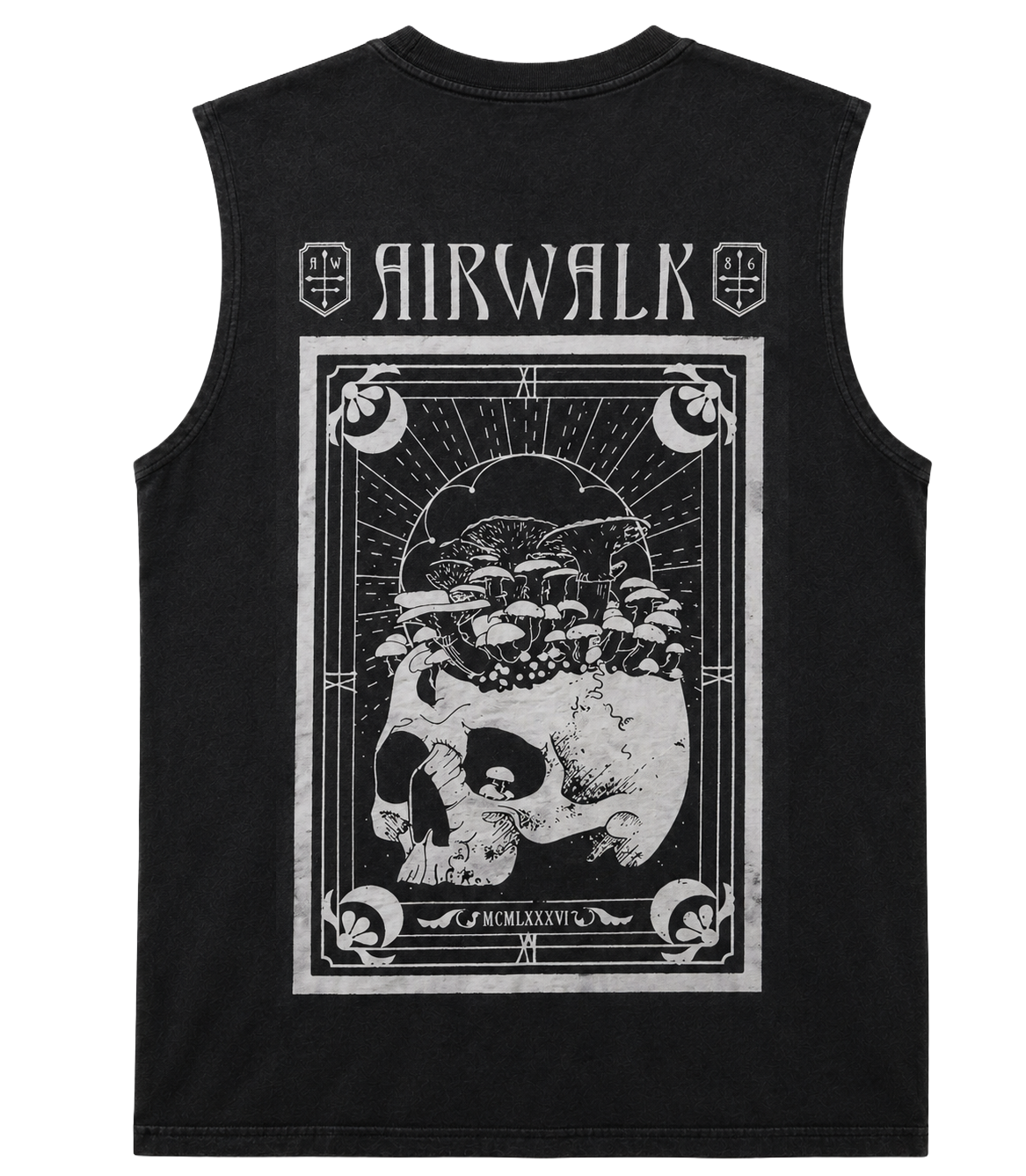 AIRWALK GRAPHIC TANK TOP BLACK - AWM0367USW