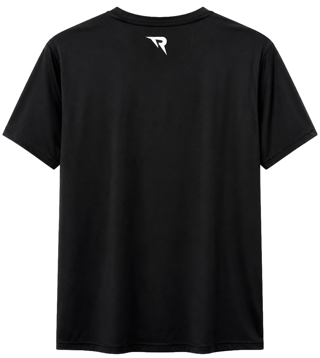 THE REGULARS PERFORMANCE T-SHIRT BLACK - BRAVE