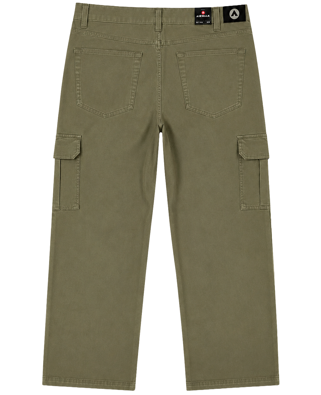 AIRWALK CARGO DENIM PANTS OLIVE GREEN - AWM0058