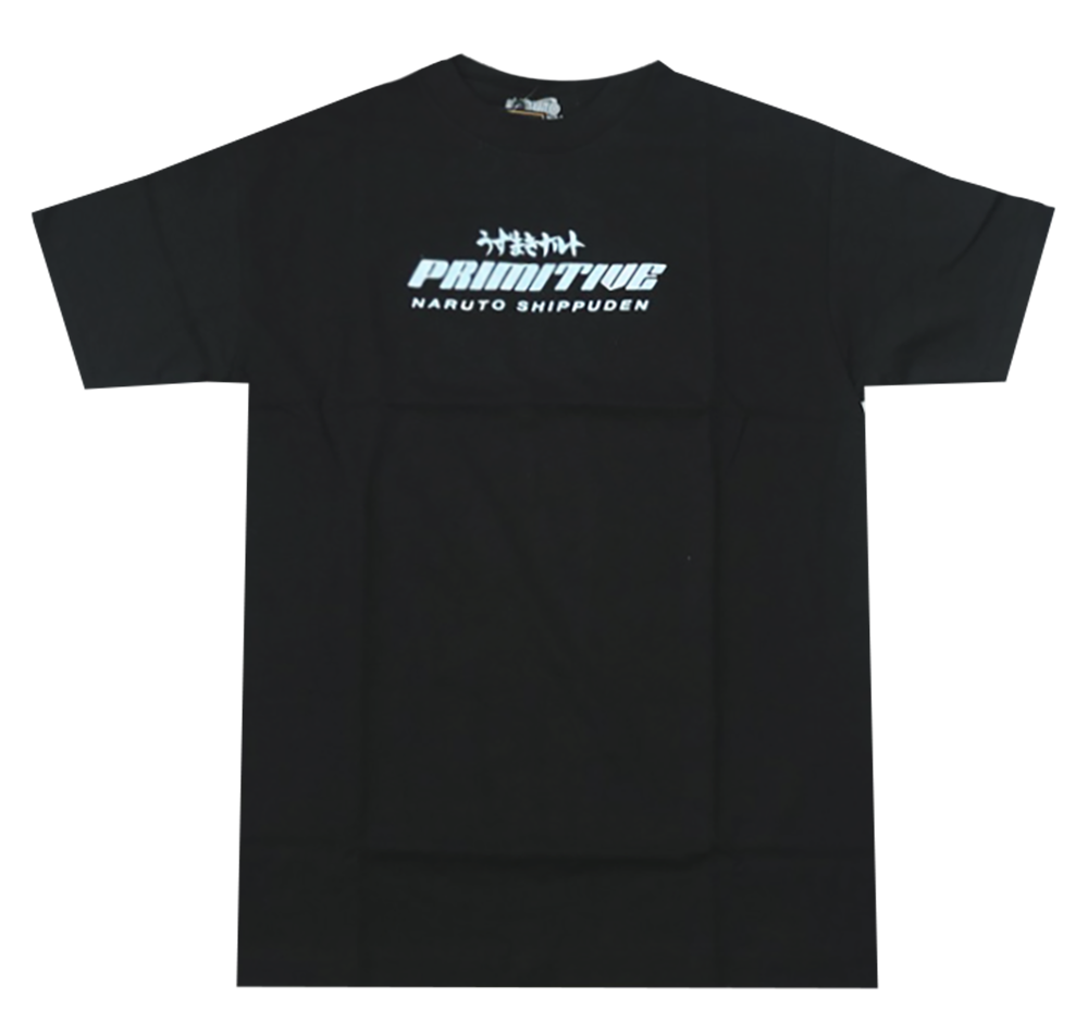 PRIMITIVE T-SHIRT BLACK - NARUTO