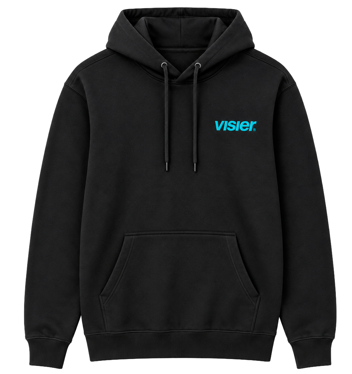LICENSED VISIER EMBROIDERED HOODIE BLACK - VISER
