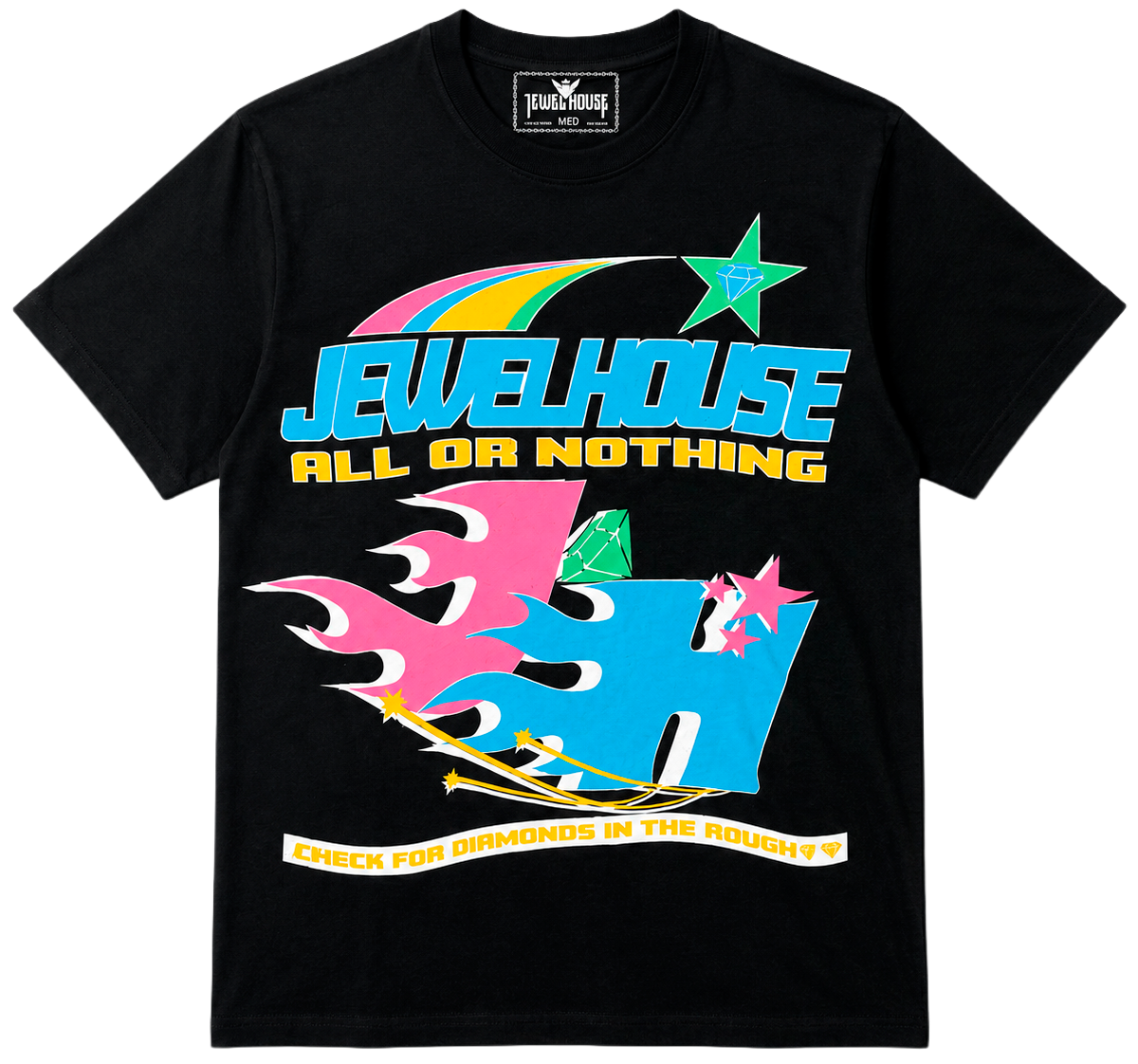 JEWEL HOUSE GRAPHIC T-SHIRT BLACK - JH05C1426