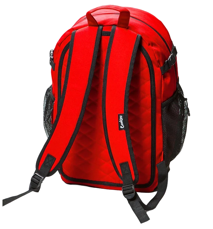 COOKIES SMELL PROOF BACKPACK RED - THE BUNGEE
