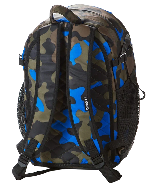 COOKIES SMELL PROOF BACKPACK NAVY CAMO - THE BUNGEE