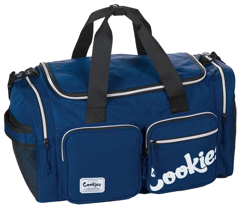 COOKIES SMELL PROOF DUFFLE BAG NAVY - HERITAGE