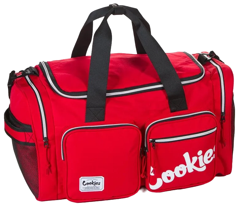 COOKIES SMELL PROOF DUFFLE BAG RED - HERITAGE