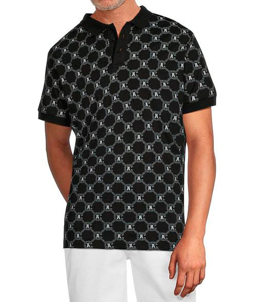 CROOKS & CASTLES S/S POLO SHIRT BLACK - 4I10119