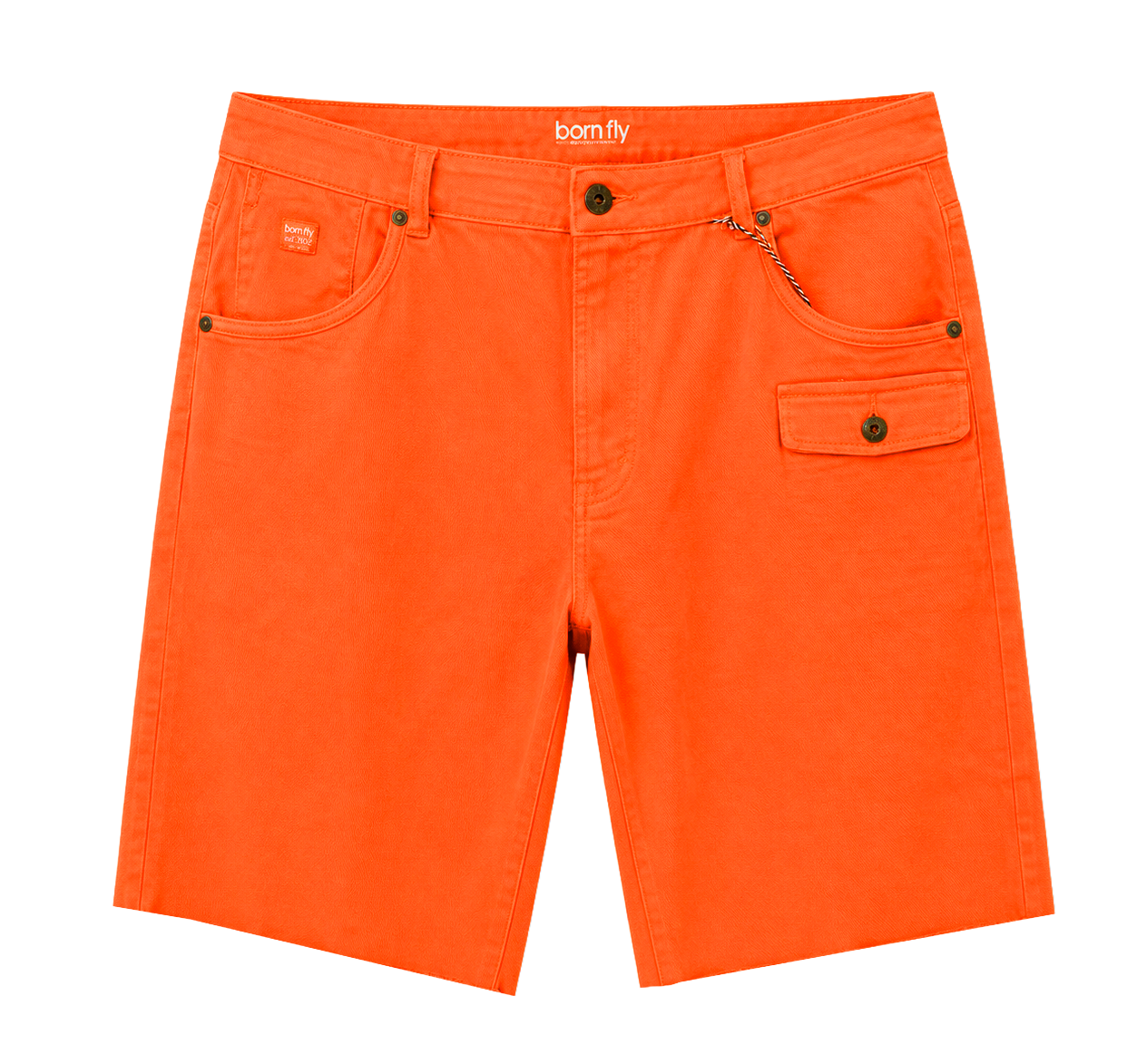 BORN FLY CARGO SHORTS ORANGE - B05B2781