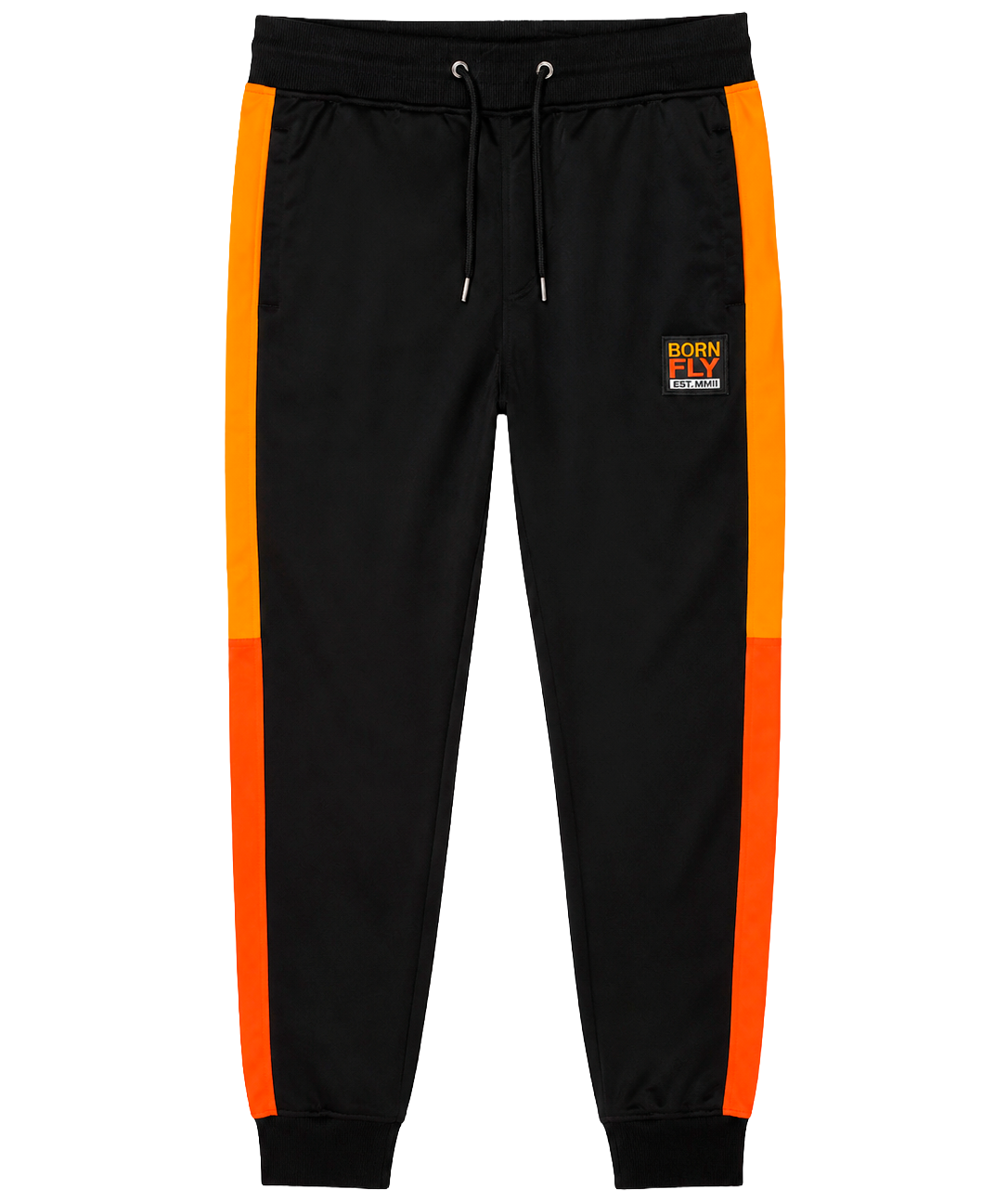 BORN FLY GRAPHIC JOGGER PANTS BLACK - 2111B4227