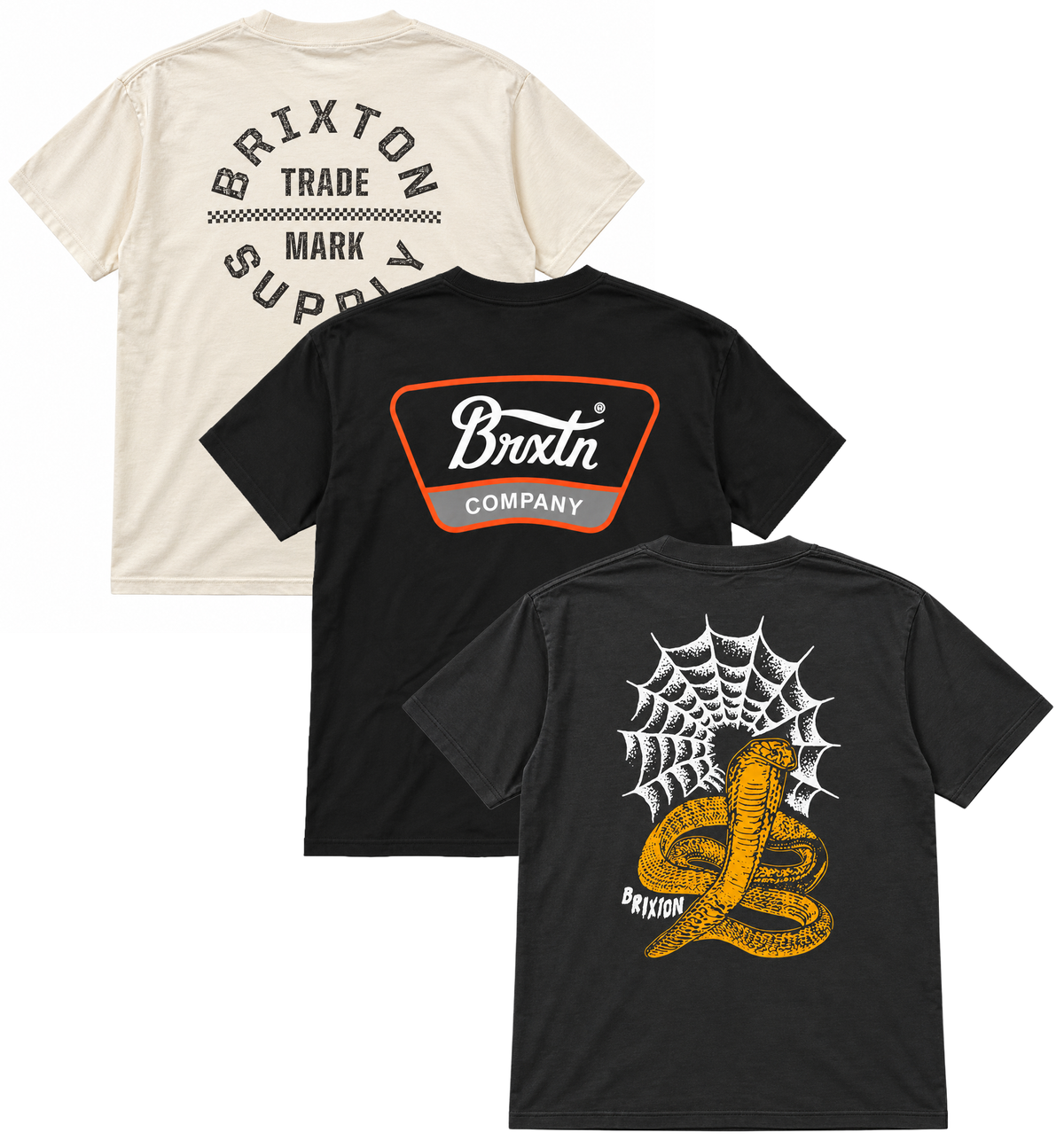 BRIXTON ASSORTED GRAPHIC T-SHIRTS ASST - BRXSST
