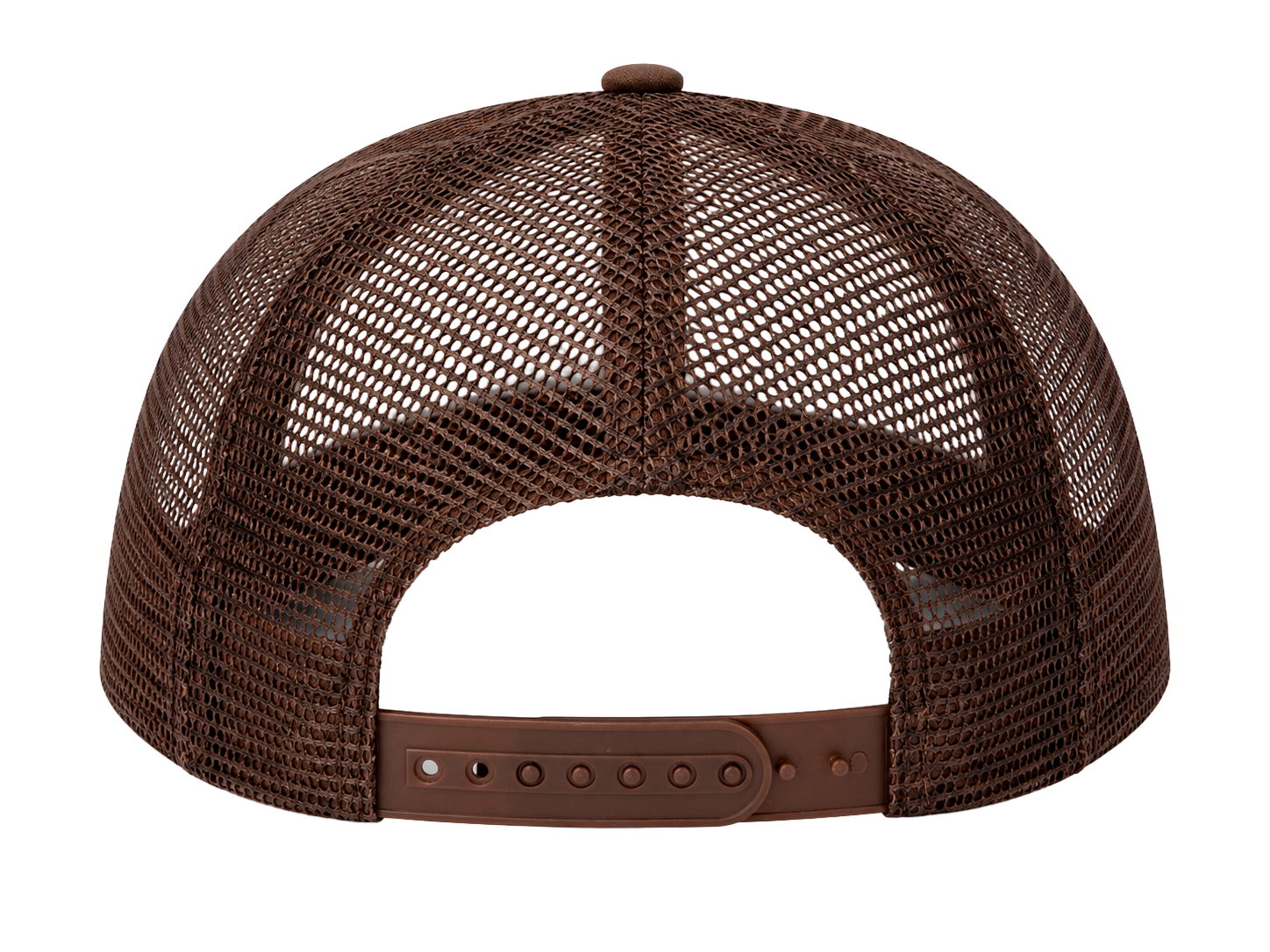 REASON NO F*CKS SNAPBACK TRUCKER HAT BROWN - F-506