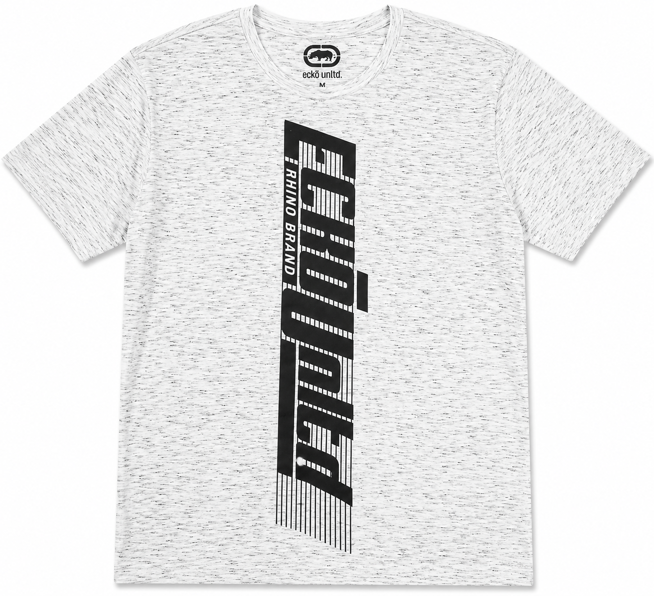 ECKO UNLTD LOGO T-SHIRT WHITE/SPACE DYE - EO12K873