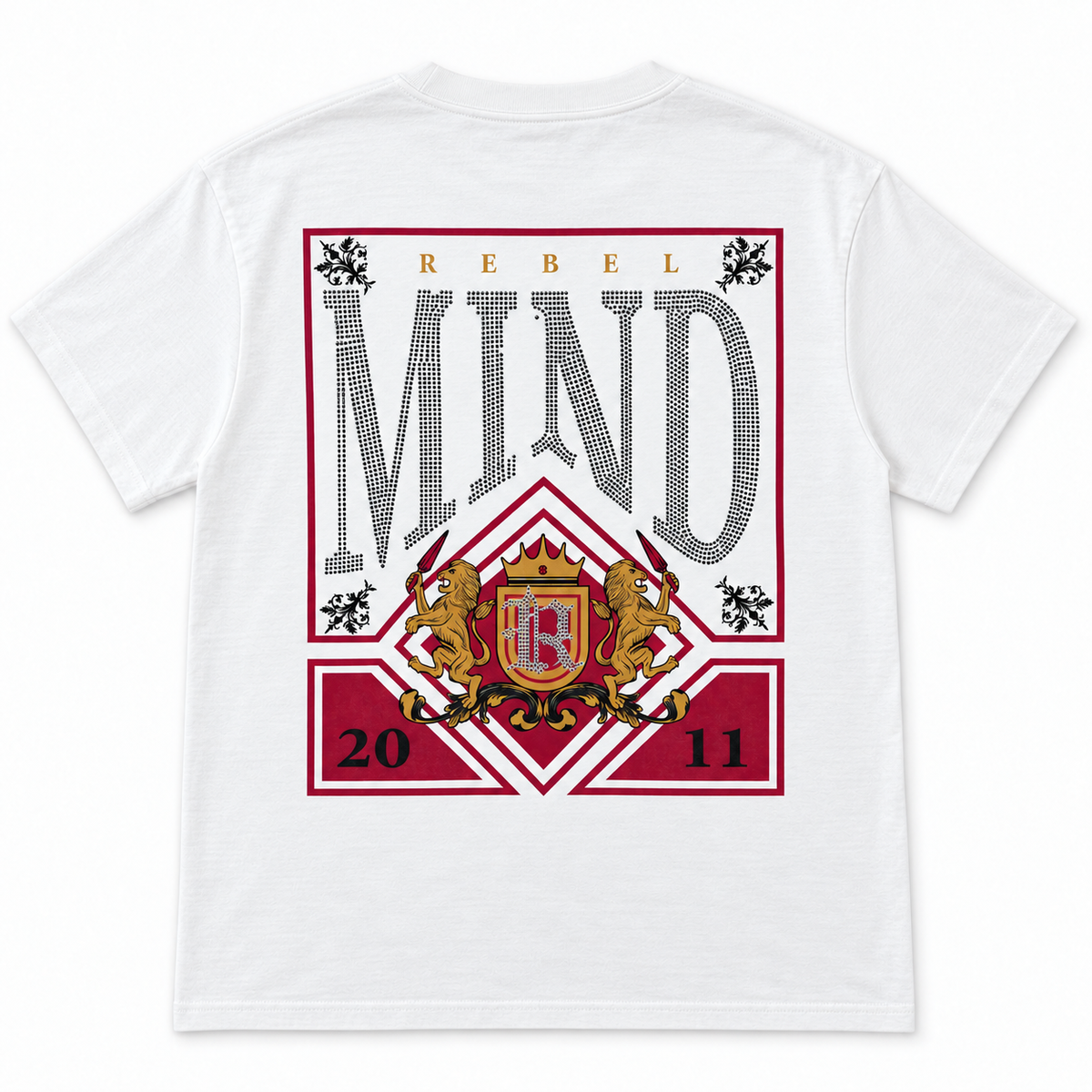 YOUTH REBEL MINDS T-SHIRT WHITE - 851-B151