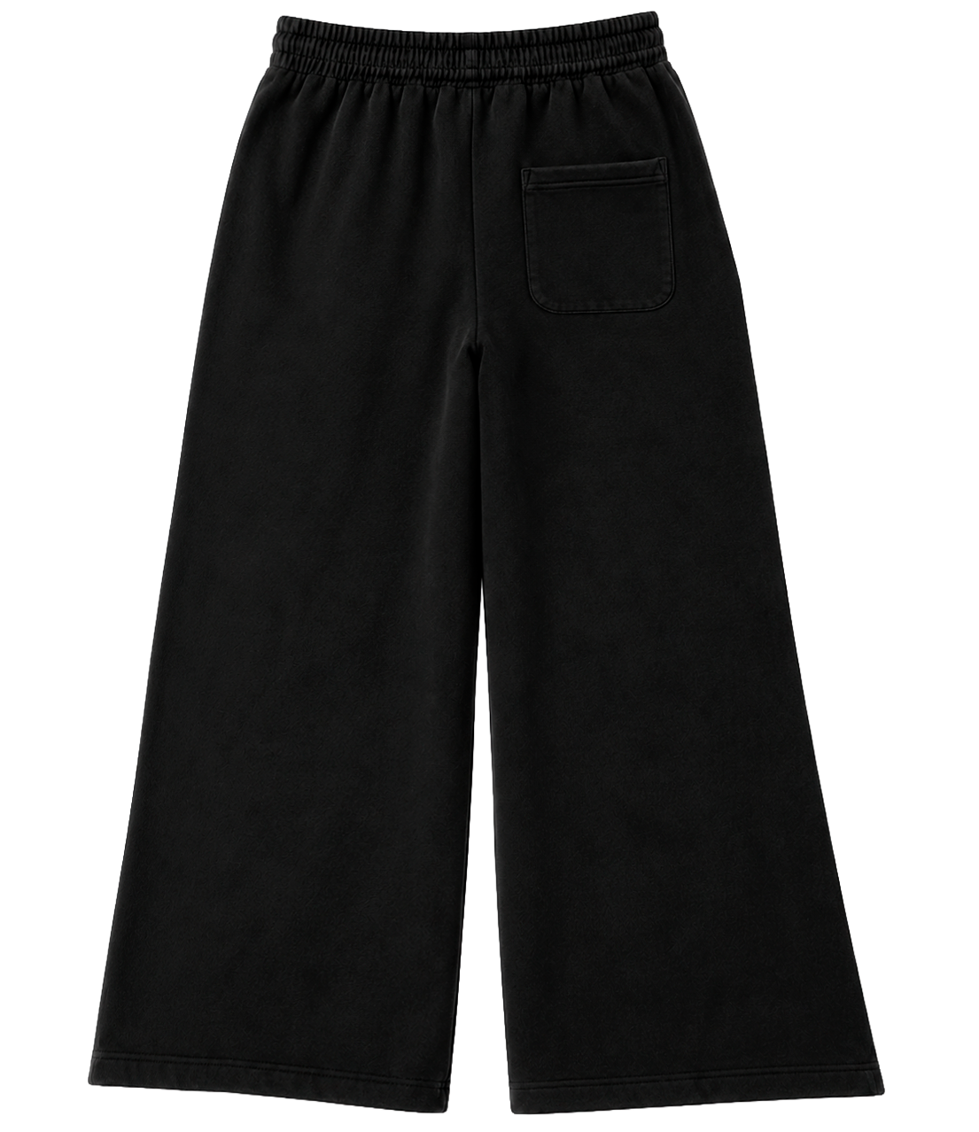 LA FAMILIA HEAVYWEIGHT WIDE LEG SWEATPANTS BLACK - LFHOL24KB001