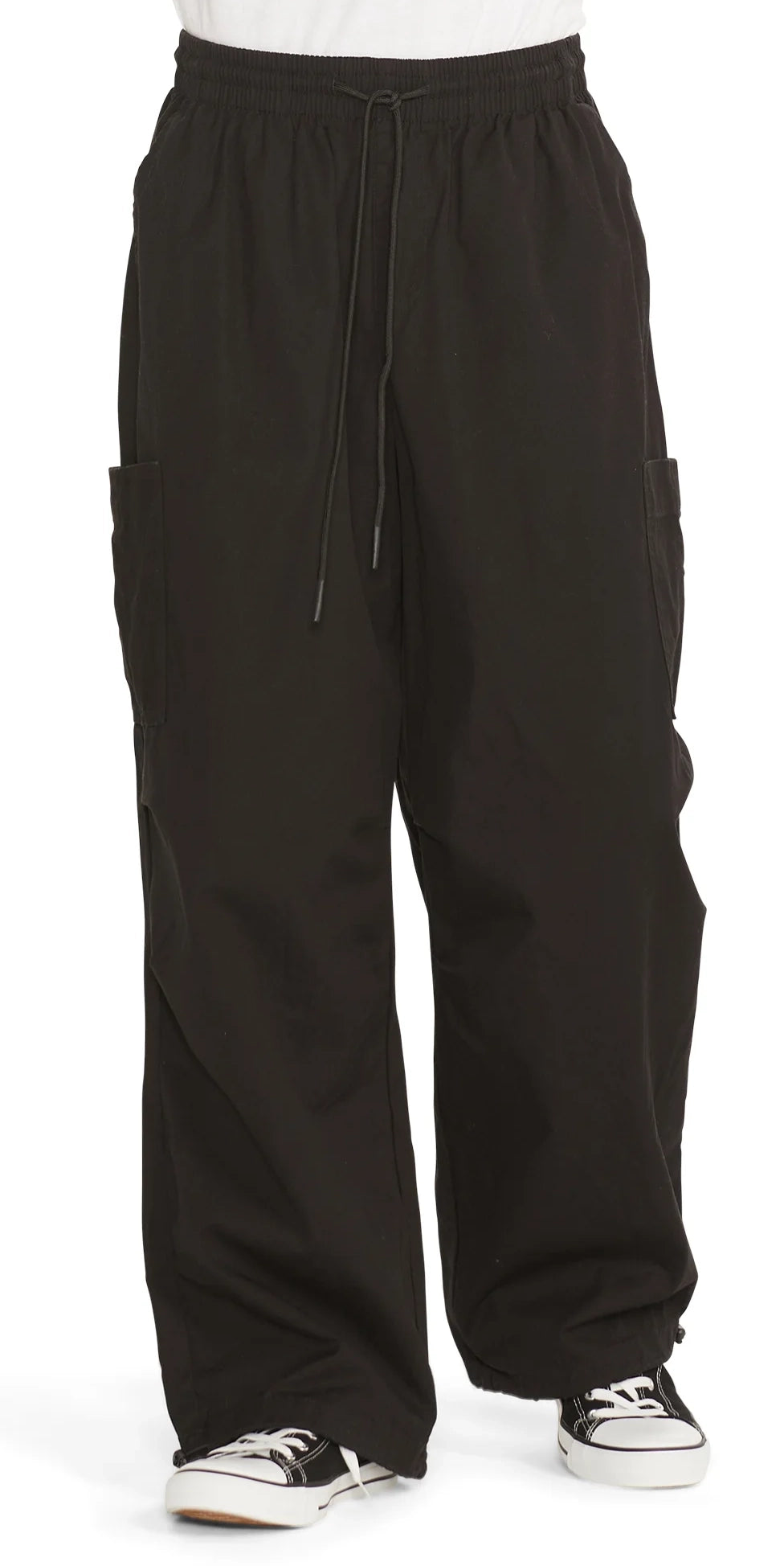 NO BOUNDARIES PARACHUTE PANTS BLACK - NB15100133565B