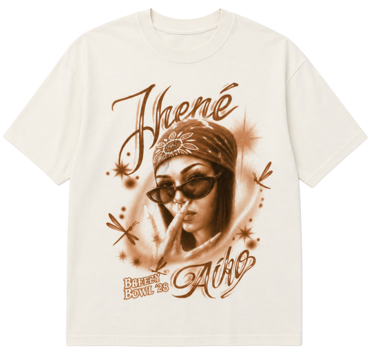 LICENSED MUSIC JHENE AIKO T-SHIRT WHITE - BREEZY BOWL