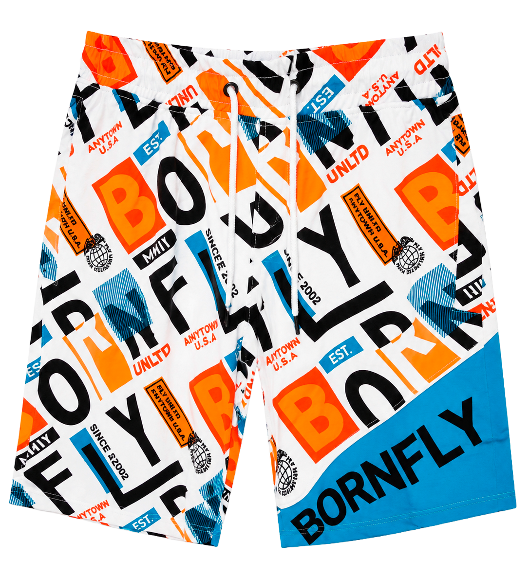 BORN FLY ASSORTED FLEECE SWEATSHORTS ASST - BFSWSHT26
