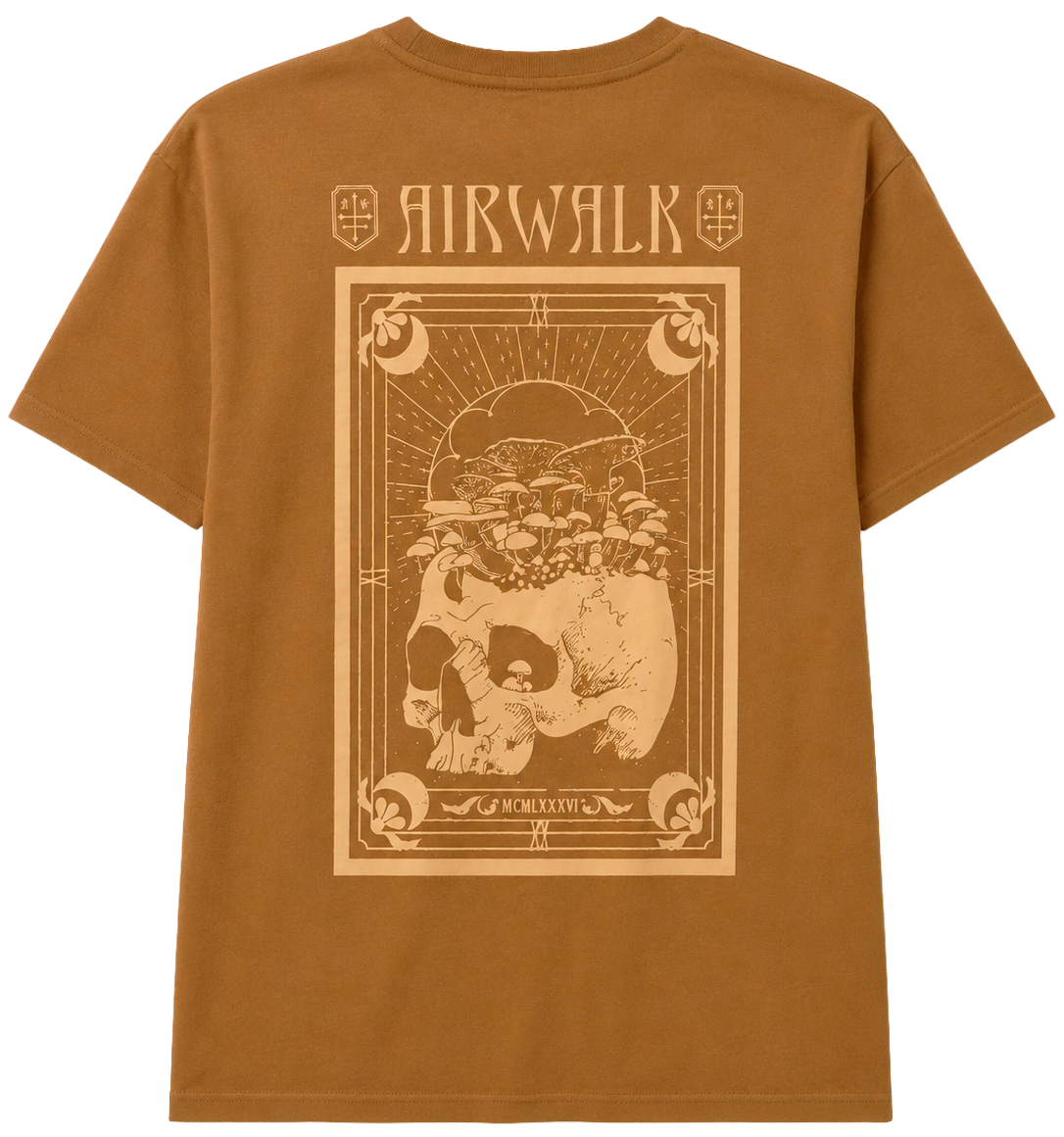 AIRWALK GRAPHIC T-SHIRT BRONZE - 44AWM0179OP807P6