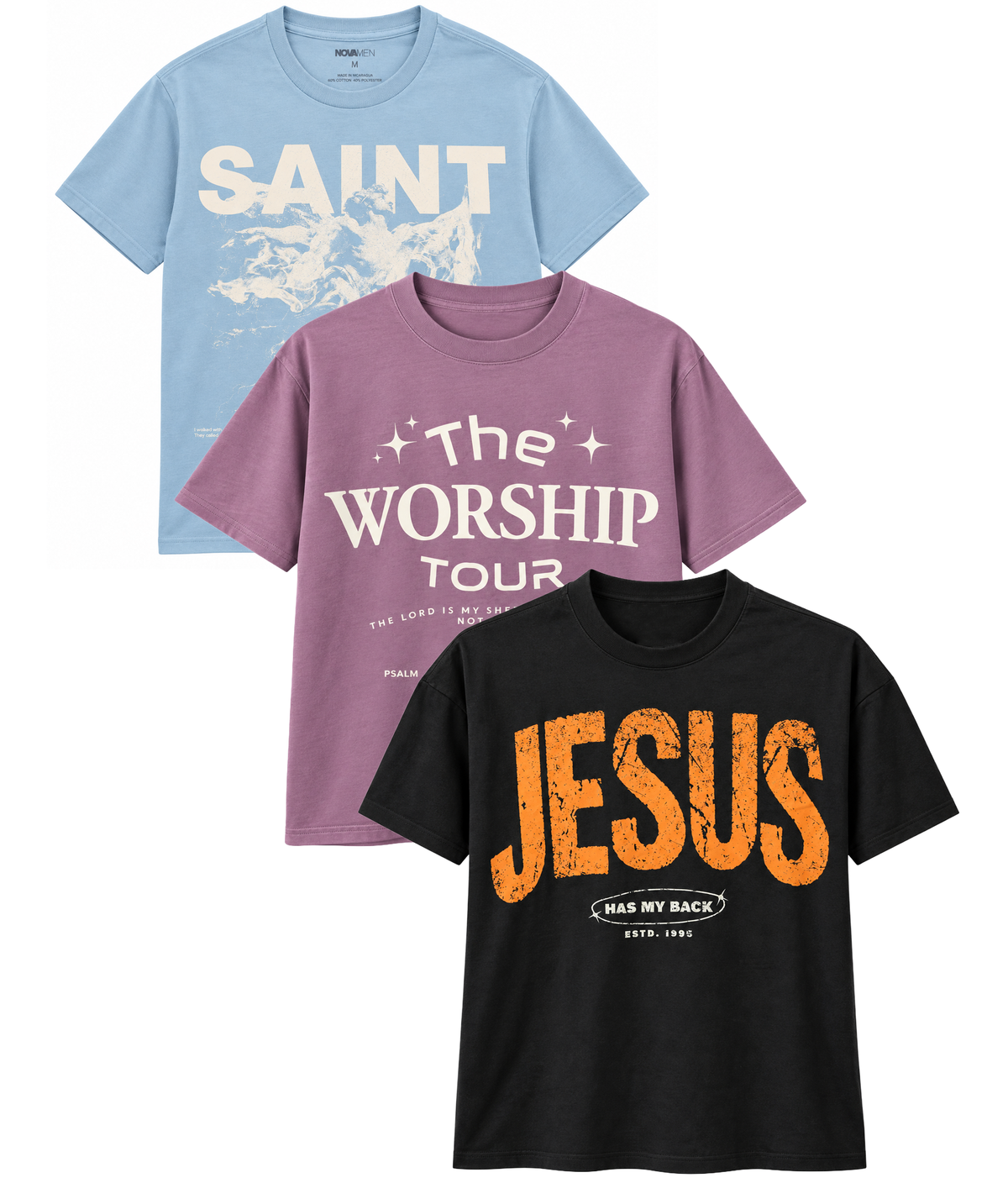 FASHION NOVA MEN'S ASSORTED T-SHIRTS ASST - FNSSTA