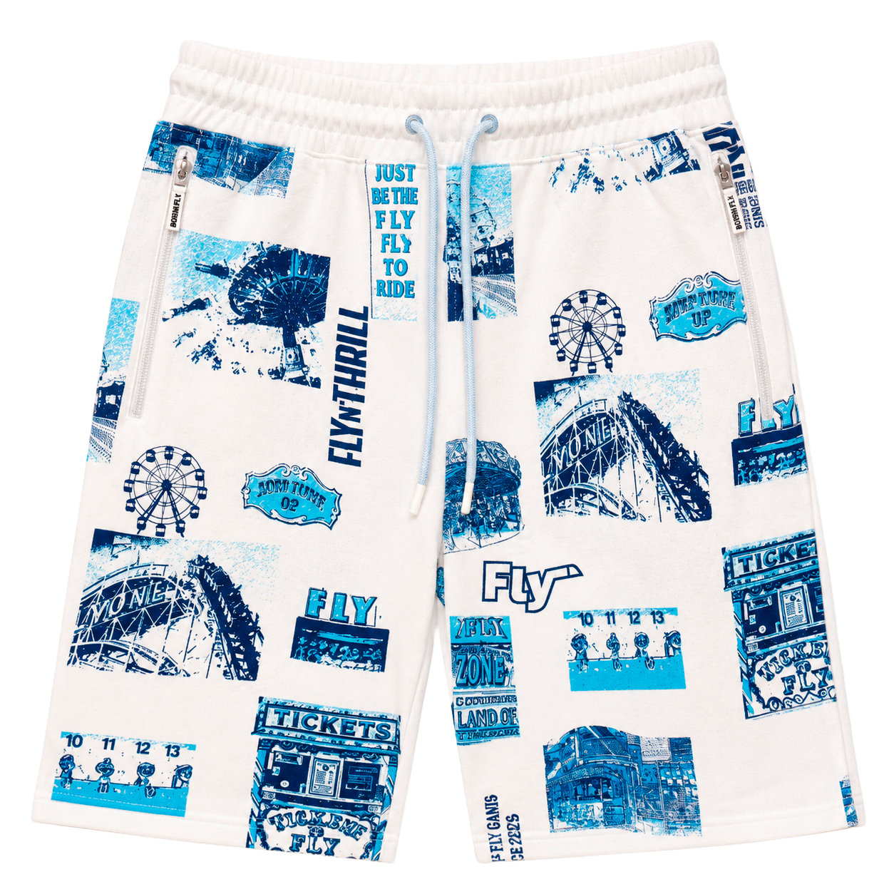 BORN FLY ASSORTED FLEECE SWEATSHORTS ASST - BFSWSHT26