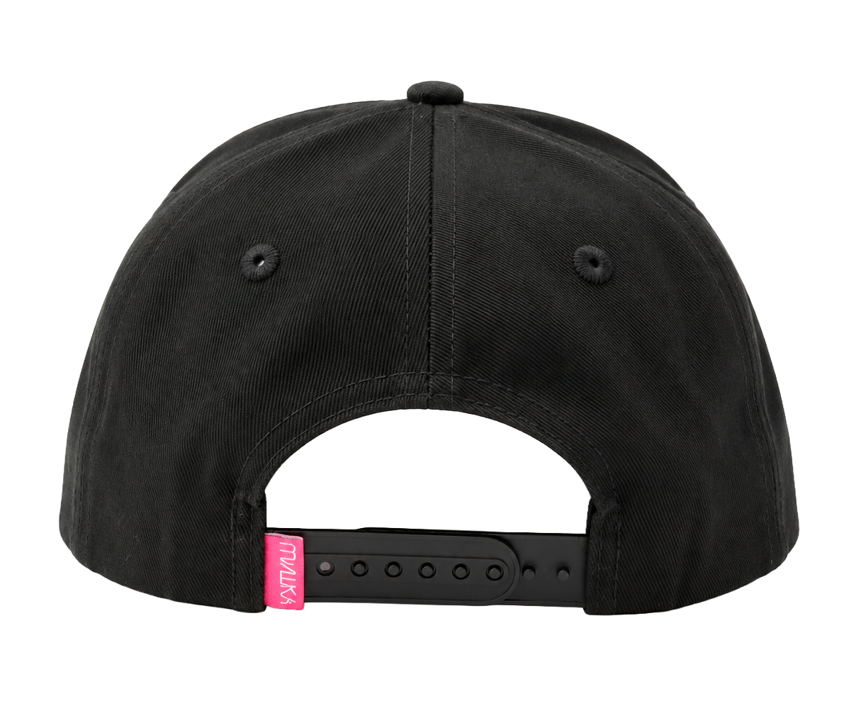 MISHKA LOGO SNAPBACK DAD HAT BLACK - MKS6AM-10