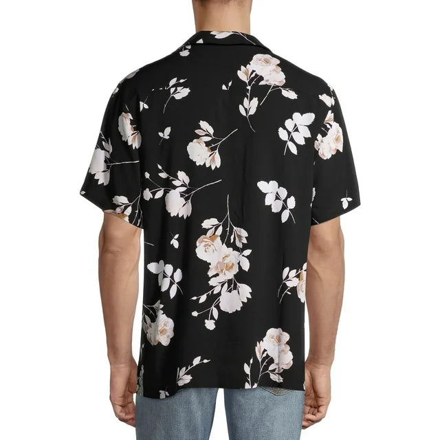 NO BOUNDARIES S/S BUTTON DOWN BLACK - NB23100073079B