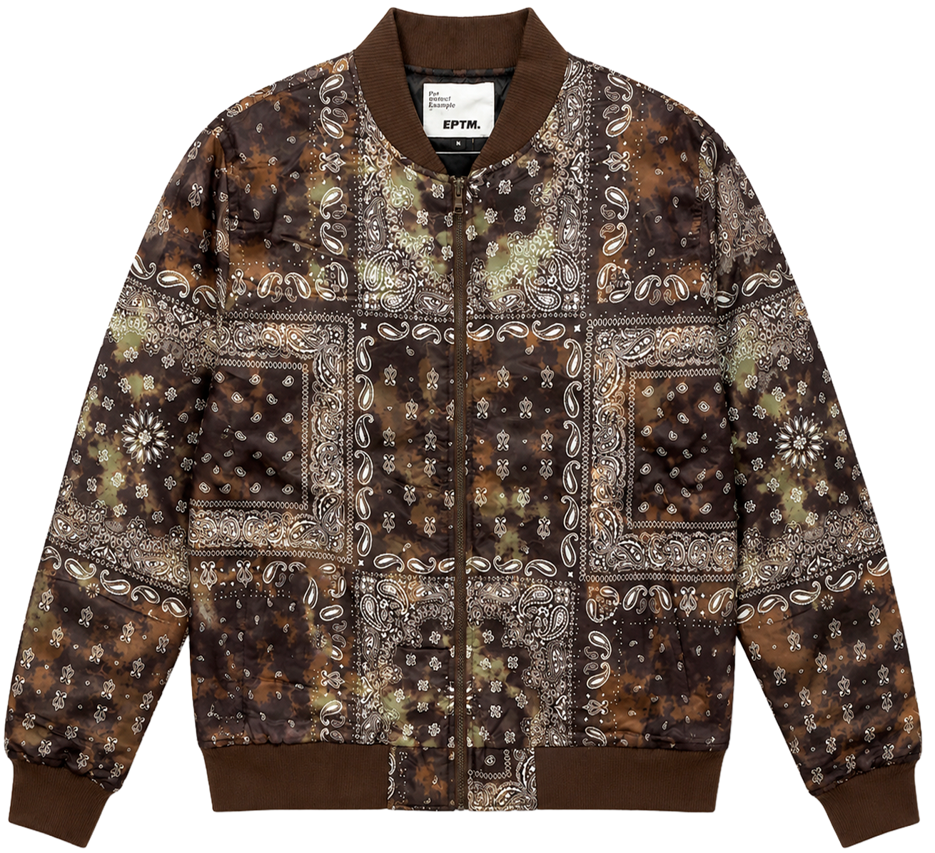 EPTM BOMBER JACKET BROWN - BANDANA