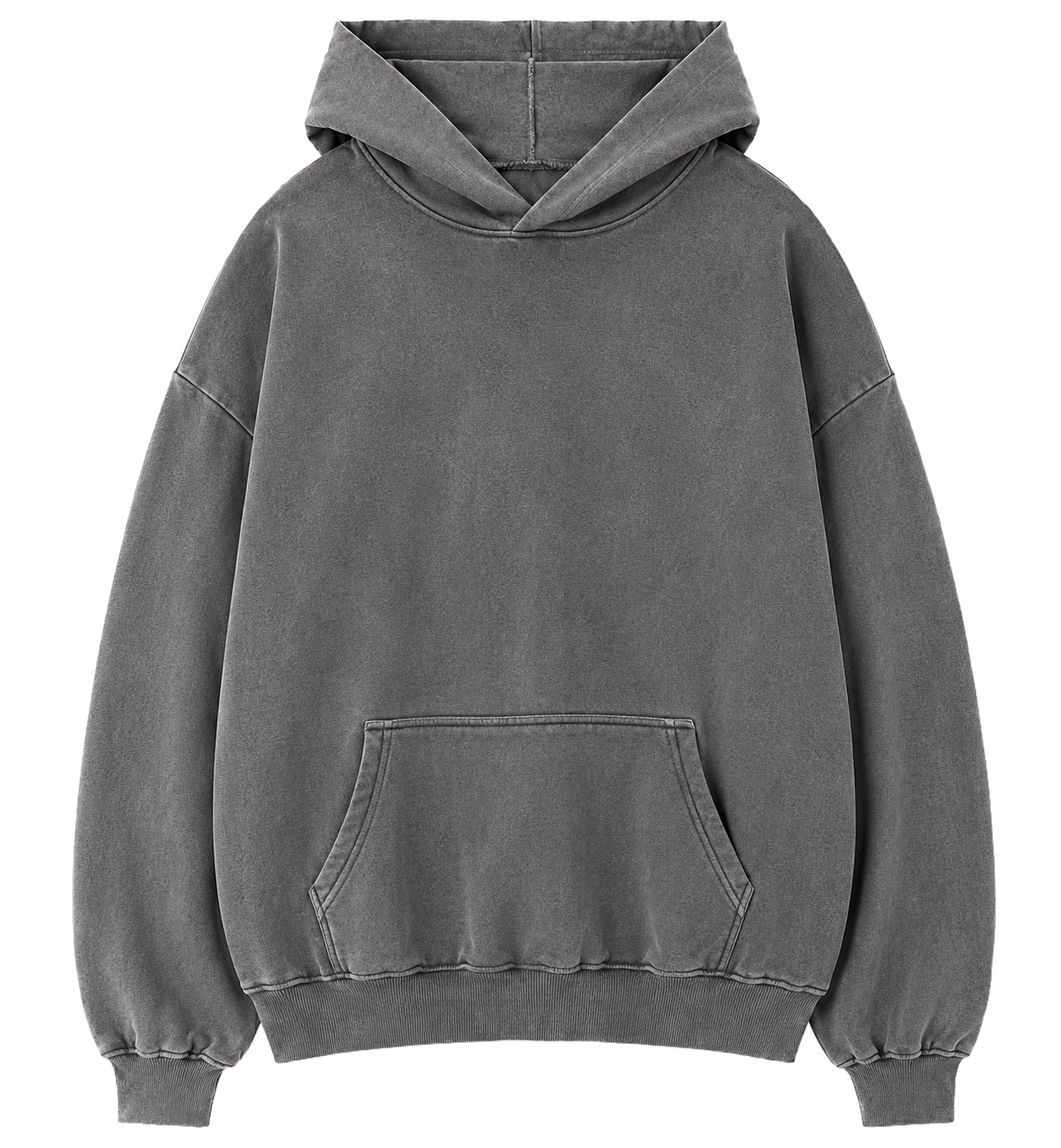 LA FAMILIA HEAVYWEIGHT HOODIE STEEL GREY - LFSP23HD001
