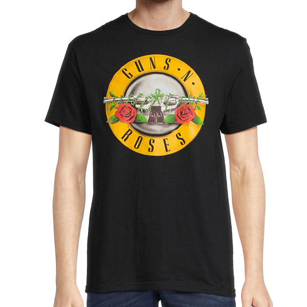 GUNS N ROSES CIRCLE LOGO TEE BLACK