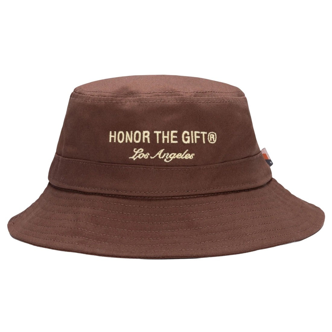 HONOR THE GIFT SIGNATURE BUCKET HAT BROWN - HTG220373